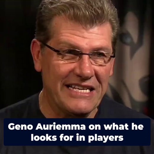 Geno Auriemma shares what he looks for in recruits and his non-negotiables."When I watch them play...plays their butt off every possession. They come down here, they get a rebound, they outlet it, and they get a layup at the other end. Then they run back, block a shot, go down the other end. And they just play like that the whole game."That's the first filter - Effort. Every possession. No plays off."Are they unselfish? Are they a great teammate?""When they get subbed out of the game, do they go