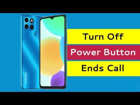 How to turn off power button ends call on android