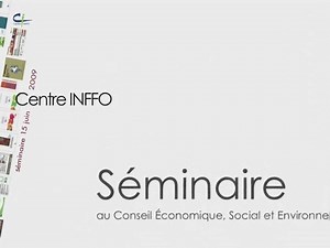 Séminaire (4b) - Présentation du Centre INFFO