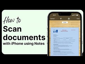 How to Scan Documents with Your iPhone Using Notes (2025)