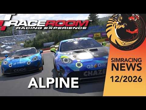 Sim Racing News 12/2026: Raceroom Update: Spa Return and Alpine A110