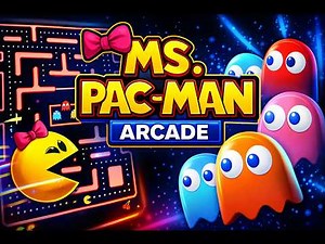 👻 Ms. Pac-Man (1982) Arcade Gameplay | Classic Maze Chase from the Golden Age of Arcades 🎮✨
