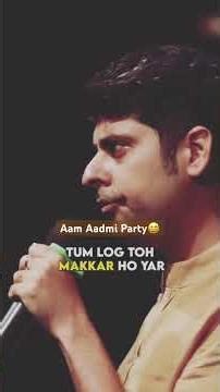 unpredictable political party of india😅 #shorts #standupcomedy #shortsfeed