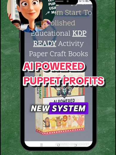 🌟 Turn Your AI Creations into Passive Income! 🌟 🚀 Want to make money from finger puppets? It's easier than you think! 🚀 💡 AI Powered Puppet Profits shows you how to create, publish, and earn royalties from your own unique puppet books! 💡 Here's what you get: - 6 Done-For-You puppet collections - AI prompts to create new collections - Coloring & cut-out versions - KDP-ready templates - Step-by-step instructions - Video training ➡️ Stop struggling to find unique content. AI Powered Puppet Pr
