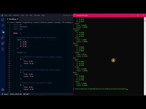 Project 2.b: heredity.py - CS50 AI