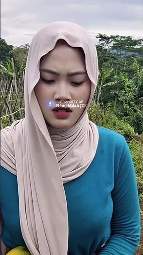 neng Milah baru pulang dari kebun #jampangturunankidul