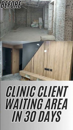 “Before & After Interior Design | Reception & Waiting Area Makeover”