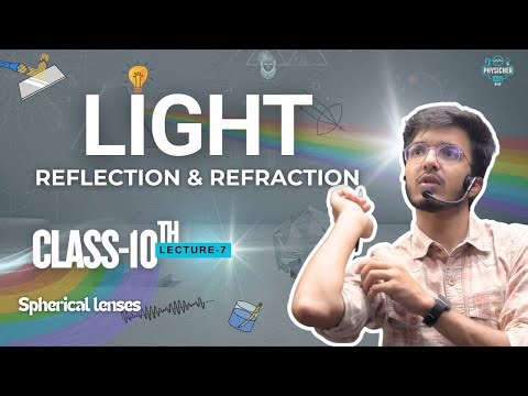 Class 10 Science Chapter 10: Light – Reflection and Refraction| Spherical lenses| Physicher