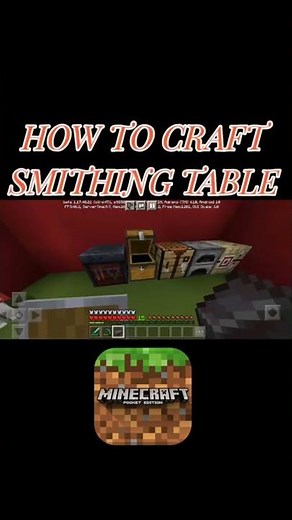 Minecraft:How To Craft Smithing Table