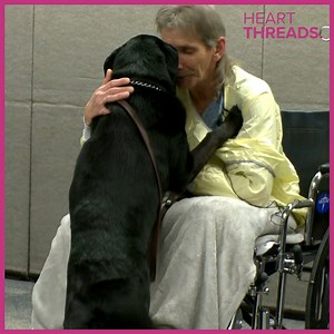 "They told me, 'If you leave, you could die' but so could my dog and he's like a friend to me and with my wife passing, I guess he's all I have left." via HeartThreads | WCNC Charlotte