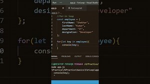Iterate over an object in JavaScript part-1 #javascript #for-in
