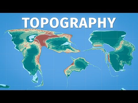 World Map: Land Topography - Worldbuilder’s Log 24
