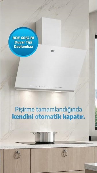 Beko BDE 6062 B1 Duvar Tipi Davlumbaz!
