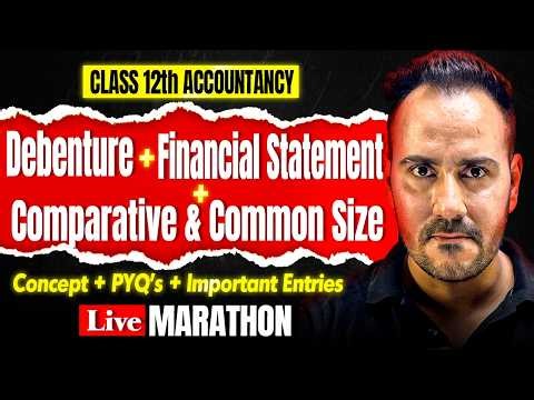 Class 12th Accountancy Final Revision Marathon 🔥 | Concept + PYQ’s + Important entries | Ushank Sir