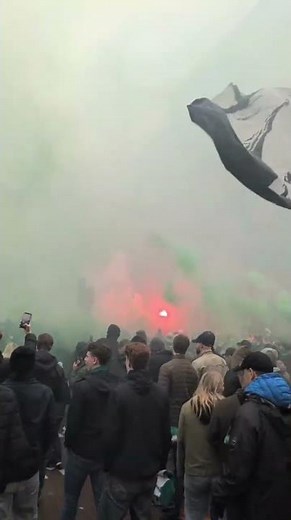 Pure Chaos – Hammarby Fans Take Over the Streets