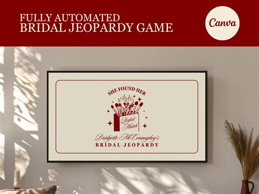 Perfect Match Bachelorette Jeopardy Template Editable Match Made in Heaven Bridal Jeopardy Hand Drawn Bridal Shower Games Custom Trivia Game - Etsy