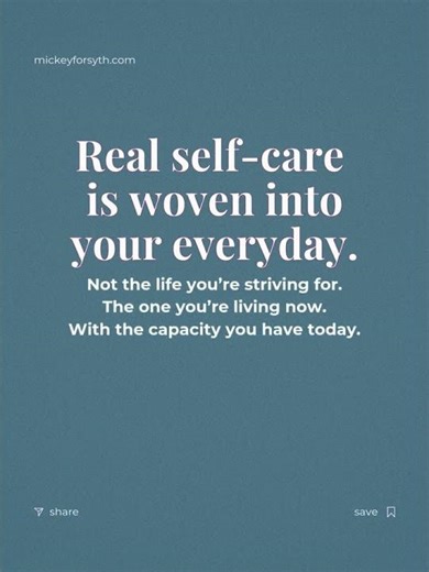 Self-Care Isn’t a To-Do List Item
