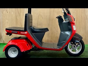 長野県松本市！中古車バイク【車両紹介】HONDA ジャイロキャノピー TA03型 49cc 原付 FI インジェクション 水冷 4サイクル 三輪 ルーフ付き ミニカー 宅配