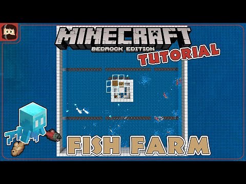 NEW Fish Farm Design EASIER & FASTER in Minecraft Bedrock 1.19