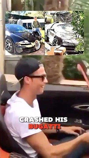 The Real Story Behind Ronaldo’s Bugatti Crash #ronaldo #cr7 #bugatti #cars