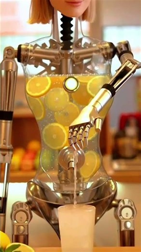 Lemonade dispenser bot! #humanoid #robots