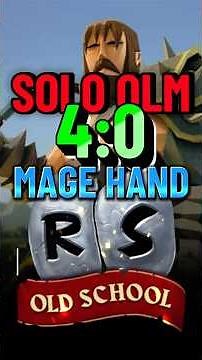 4:0 Eye of Ayak - long range only, same tiles both sides #osrs #olm #cox solo olm mage hand