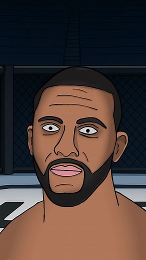 Tom Aspinall is not happy following the eye poke from Ciryl Gane in there UFC - cartoon comedy | Animated Adventures