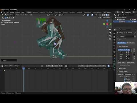 3D Model Jalan Animasi BLENDER