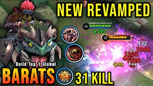 44K views · 603 reactions | 31 Kills!! MVP 19.5 Points Barats Revamp 100% Monster!! - MLBB #gameplayproplayer #barats #MLBB | Gameplay Proplayer Live | Facebook