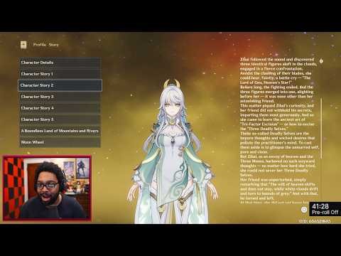 Genshin Lore Reading Session (Luna 4 content) | MurderofBirds VODs