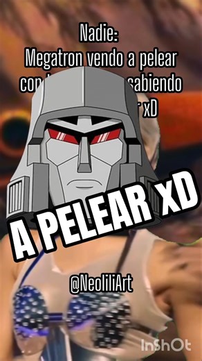 Megatron en G1 xD #transformers #transformersg1 #memes #humor #megatron #funny #meme #edit