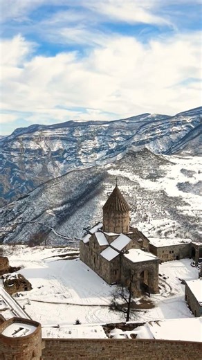 Tatev Monastery: A Winter Fairytale in Armenia ❄️🏰