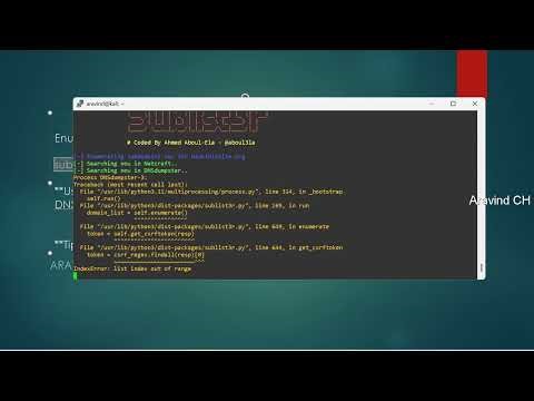 Enumerate with Specific Sources sublist3r Lesson 14