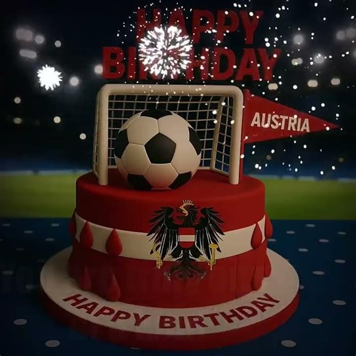 Happy Birthday to an Amazing Austria Football Fan – Send Instantly Online