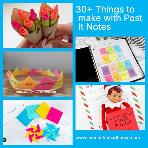 30+ Post-it Note art, crafts and activities | Mum In The Madhouse