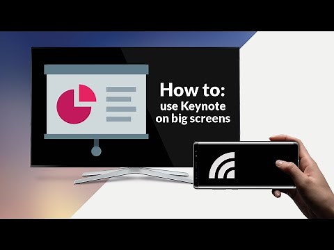 Create a Keynote presentation on iOS and mirror it to Chromecast