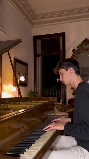 Classic Grand Piano Performance in Traditional Setting