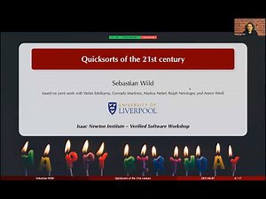 Quicksort 60 - Sebastian Wild - Quicksorts of the 21st century