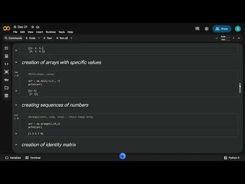 Numpy for Data Science | Day 01