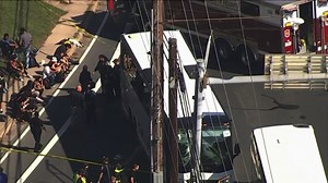 30 people injured after UMD bus crashes into pole: officials