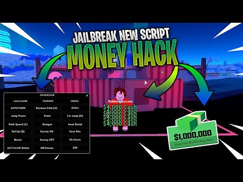 Roblox Jailbreak Hack | Money Hack NEW, Kill All, Auto Rob, NoClip, Speed, Fly