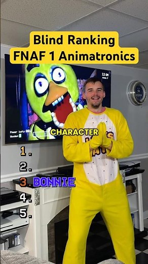 Blind Ranking FNAF 1 Animatronics! 🐻🐰🐤🦊