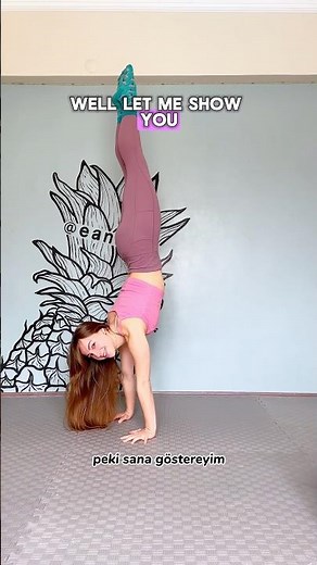 Handstand Easy Tutorial🔥😱 #howto #gymnast #handstand #balance #easytutorial