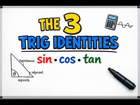 The 3 Trigonometric Identities | Unit 6 Lesson 1