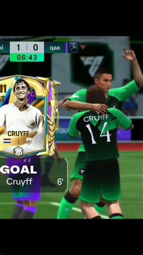 Messi Assist to Cruyff | Stunning Header Goal #shorts