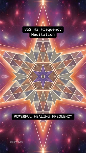 852 Hz Solfeggio Frequency Meditation 🙏 POWERFUL HEALING FREQUENCY 🙏 Listen to boost intuition, mental clarity & spiritual guidance. Comment “LIMITLESS” & I’ll send you an audio download that will change your LIFE! 🧠🙏❤️ #meditation #spiritualjourney #meditationmusic #852hz #healingmusic #frequency #sleepmusic #soundhealing | 5D Waves