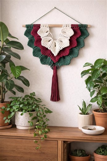 DIY Shell Macrame Wall Hanging Pattern, Coastal Decor (PDF Tutorial) - Etsy