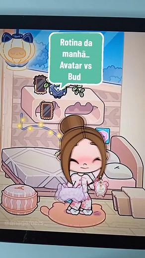 •Morning routine🤎🐻 @BUD #bud #budcreate #budgame #viral #fyp #foryou #cutegame #anagamers_ #fy #newupdate #avatarworld #avatarworldgame #game #cute #aesthetic #routine
