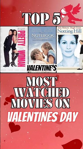 Top 5 Most Watched Movies on Valentine’s Day Ever ❤️🍿 | NjsTop5