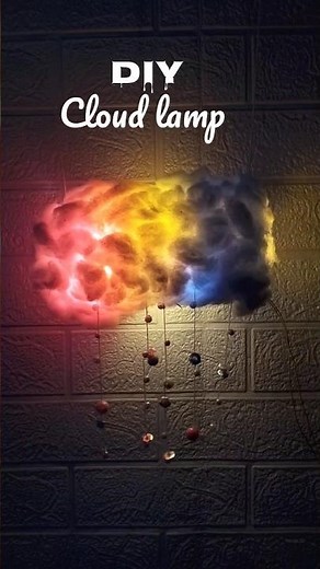 How to Make a Colorful DIY Cloud Light for Your Room